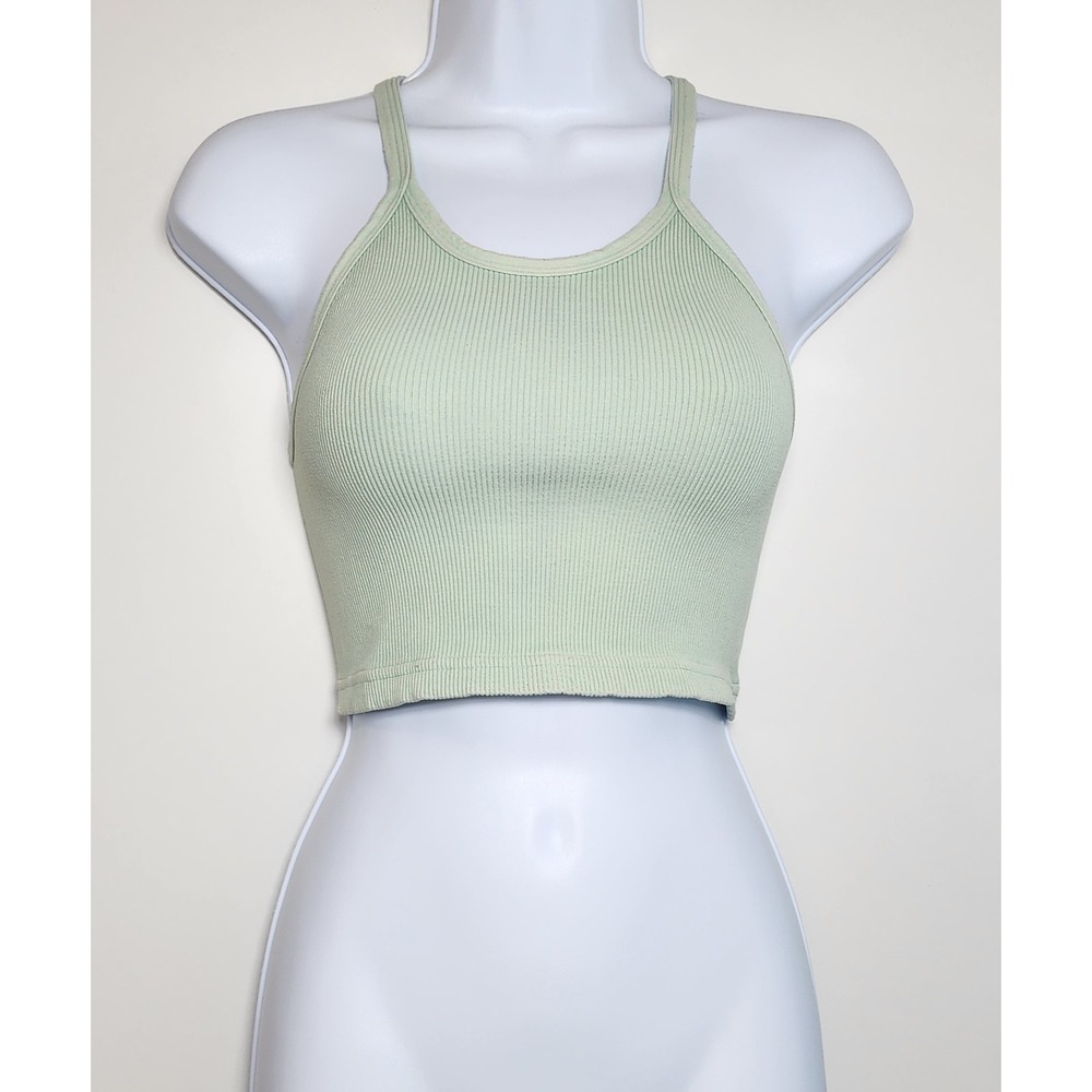 Free People Movement Ribbed Crop Tank Athleisure Minimalist‎ Size M